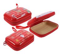 LIFKOME 3Pcs Christmas Tinplate Coin Purses Zipper Small Square Change Bags Portable Xmas Storage Pouches for Holiday and Key Earphone Organizer