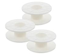 LIFKOME 3pcs Copper Wire Frequency Divider Frame, round Cable Reel Cord Carrier for Audio Speaker Parts, White Portable Wire Storage for Live Sound Stage Monitors