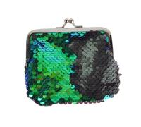 LIFKOME 3pcs Fashion Mermaid Sequins Coin Purses for Girl Mini Stylish Purse Wallet Sequins for Daily Use
