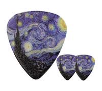 LIFKOME 3pcs Guitar Picks Set 0.46mm Thin Triangle Electric and Acoustic Guitar Picks for Ukulele