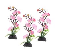 LIFKOME 3pcs Japanese Style Cold Plate Flower Decors Lifelike Plant Sushi Decoration Desktop Ornament for Japanese Food Shops and Restaurants