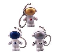 LIFKOME 3pcs Lovely Astronaut Keychain Set Cute Spacemen Keychains for Keys Bags Mobile Phones Birthdays Day Random Colors