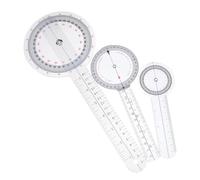 LIFKOME 3pcs Medical Goniometer Protractor Ruler for Accurate Angle Measurement Clear Multipurpose Medical Measuring Tools for Joint and Diagramming Use