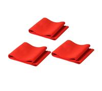 LIFKOME 3pcs Piano Keyboard Dust Cover Protective Shield for Electronic Musical Keyboard Fits Keys Red Cotton