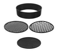 LIFKOME 3pcs Plastic Soil Sieve Set with Mesh Screens 10cm for Science Experiments, Dirt Sifter for Gardening, Lab Sifting Tool for Soil, Sand, Rocks and Fine Particles