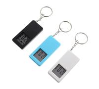 LIFKOME 3pcs Portable Electronic Keychain Watch for Nurses and Students Small Pocket Watch with Clip Lightweight Travel Timepiece