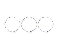 LIFKOME 3pcs Professional Chinese Lute Pipa String Accessory Set, Steel Wire Practice Replacement Strings for Folk Instrument Learning and Performance