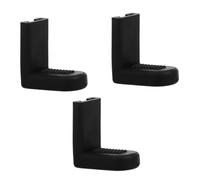 LIFKOME 3pcs Rubber Drum Lug Hooks Anti-slip Drum Mounting Replacement Parts for Snare Adjustable Height Rubber Snare Stand Accessories