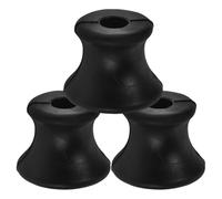 LIFKOME 3pcs Rubber Tuning Fork Meditation Holder Stable Base Non-slip Tunning Forks Stand Easy to Carry Travel Office Home Meditation Tools