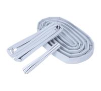 LIFKOME 3pcs Self Adhesive PU Weather Stripping for Sliding Windows Multi Function Soundproof Insulation Seal Strip Noise Reduction Draft Excluder for Home