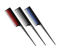 LIFKOME 3Pcs Tip Tail Hair Styling Combs with Pointed Tail Design for Hairdressing and Salon Use Thick Fine Tooth Combs for Sectioning and Styling Various Hair Types