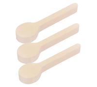LIFKOME 3pcs Unfinished Wooden Spoon Kit for DIY Crafting Handmade Wood Blanks for Family Activities and Woodworking Projects Creative Spoon Craft for Presents and Artistic Bonding