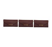 LIFKOME 3pcs Vintage Style Retro Pu Wallet for Women Multifunctional Leather Storage Bag Compact Handbag for Cash Cards Keys for Everyday Use Travel and Special Occasions