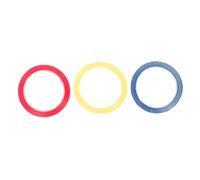 LIFKOME 3pcs Violin Fretboard Stickers Fingerboard Tape for Violin and Cello, 3mm Red Yellow, Beginner Intonation Marker for String Instruments