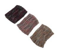 LIFKOME 3pcs Women Knitted Warm Headbands with High Elasticity and Soft Plush Material, Vintage Crochet Design for Parties and Everyday Wear, Stylish Winter Ear Warmers