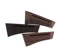 LIFKOME 3pcs Wood Ukulele Bridge Set - 4 String Ukuleles Acoustic Guitar Wood Bridge Saddle Kit Easy to Install for Stage Performance & Practice & Daily Use