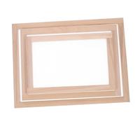 LIFKOME 3pcs Wooden Paper Making Screen Frame with Mesh Papermaking Mould and Deckle for DIY Paper Craft Pressed Flower Art Portable Lightweight Kit for Home and Classroom Use