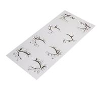 LIFKOME 4 Pairs Halloween Eyeliner Stickers Bat Spider Eye Shadow Adhesive Makeup for Costume Party Cosplay Carnival Day Dead Face Decoration