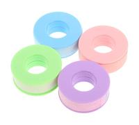 LIFKOME 4 Rolls Breathable Lash Tape for Eyelash Extensions with Airy Perforations Strong Adhesive Multicolor Silicone Gel Tape for Sensitive Skin Professional Makeup Use