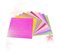LIFKOME 400pcs Shining Glitter Origami Paper DIY Pearlescent Folding Craft for Handmade Art Projects Creativity School Crafts and Wrapping