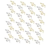 LIFKOME 40pcs 3d Snake Nail Charms Set Vintage Style Manicure Nail Art Accessories for Acrylic Zodiac Design Decorations for Professional and Home Use