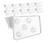 LIFKOME 40pcs Adjustable Plastic Fridge Divider Portable Retractable Organizer for Kitchen Space Optimization and Fridge Drawer Storage