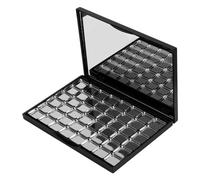LIFKOME 48pcs Empty Magnetic Makeup Palette with Mirror and Metal Pans Refillable Compact Cosmetic Tray for Eyeshadow Blush Lipstick Storage Travel-friendly Portable Makeup Organizer