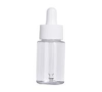 LIFKOME 4pcs 20ml Pet Dropper Bottles Set, Empty Glass Sub Bottles for Essential Oils and Hyaluronic Acid Serums, Refillable Containers for Cosmetic and Skincare Use