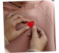 LIFKOME 4pcs Alloy Love Heart Brooch with Dog Paw Print Enamel Pins Lightweight Kawaii Animal Badge for Bags Jackets Scarves Versatile Pet Accessories Gift for Women