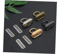 LIFKOME 4PCS Alloy Mortise Locks for Suitcase Replacement Lightweight Die Casting Padlocks Easy to Install Bag Hardware Accessories