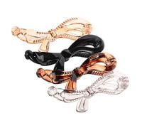 LIFKOME 4pcs Banana Hair Clips for Women Sleek Portable Ponytail Holders for Fine Thick Curly Hair Elegant High Ponytail Barrettes with Chic Finish for Casual and Formal Styles