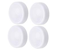 LIFKOME 4pcs Battery-Powered LED Wireless Night Lights with Touch Tap Control Dimmable Cordless Lamps for Cabinets Bedrooms Closets Energy Saving Material