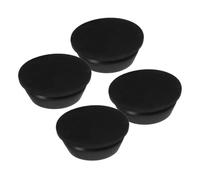 LIFKOME 4Pcs Black Rubber Drain Hole Plugs for Air Conditioner Outdoor Units Universal Fit 20mm Round Rubber Caps Precise Sealing Weather Resistant