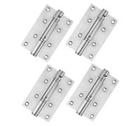 LIFKOME 4pcs Concealed Spring Loaded Hinges Stainless Steel Automatic Door Closer for Bedrooms Studies Commercial Use Silent Buffer Technology for Enhanced Privacy and Security