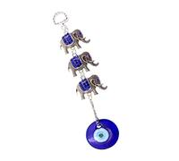 LIFKOME 4pcs Evil Eye Hanging Ornament Turkish Eye Charm for Home Car Wall Decor Lightweight and Unique Family and Friends