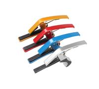 LIFKOME 4PCS Folk Guitar Capo Tuner for Acoustic Guitar Ukulele Mandolin Banjo Violin Metal Clamp with Scratch Protection Easy Repositioning for Beginners and Experienced Players