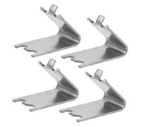 LIFKOME 4pcs Fridge Shelf Clips Replacement Buckle Hooks for Refrigerator Freezer Cooler Support Multiuse Beverage Refrigerator Parts Easy Installation