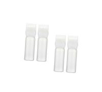LIFKOME 4pcs Hair Dye Bottle Hair Coloring Bottle for Barber Tools during Salon Services