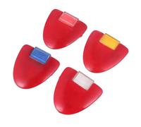 LIFKOME 4pcs Heart Shape Tailor Chalk Ergonomic Sewing Fabric Marking Powder in White Red Blue Yellow for Dressmaking Quilting Embroidery and Needlework