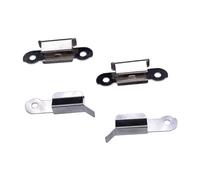 LIFKOME 4pcs Heated Bed Glass Clips for Printer Platform Stainless Steel Retainer Clamps with Smooth Surface Easy to Install Hot Bed Clamp Compatible with Ender and Pro Models