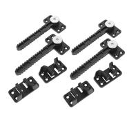 LIFKOME 4Pcs Invisible Sofa Connectors Plastic Interlocking Sofa Joint Snap Brackets 14X6Cm Furniture Repair Fixing Joint Brackets for Sectional Couch Assembly
