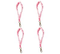 LIFKOME 4pcs Keychain Wristlet Women Macrame Lanyard Keyring Holder Car Keys Bohemian Style