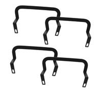 LIFKOME 4pcs Metal Mattress Anti-slip Stopper Bed Frame Retainer Bars for Secure Mattress Stability Non-slip Holder Compatible with Various Bed Frames Prevent Sliding for Bedroom Safety