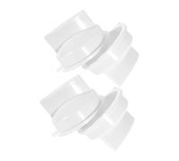 LIFKOME 4pcs Microwave Timer Knob Replacement Switch for Oven Electric Timer Controller White Stove Knobs for Heating