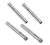 LIFKOME 4pcs Nail Drill Handpiece Chuck Adapter Stainless Steel Three-jaw Spring Collet for Secure Bit Holding Fast Clamping Precision Rotation for Professional Nail Art