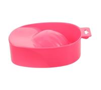 LIFKOME 4pcs Nail Soaking Bowls for Manicure Plastic Double Layer Finger Soak Off Bowls for Cuticle Softening and Dip Powder Removal Suitable for Home and Salon Use Professional Nail Care