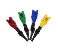 LIFKOME 4pcs Plastic Gasoline Funnel with Flexible Hose and Clip Retractable Automotive Oil Funnel for Cars and Motorcycles Spill-resistant Transfer Tool with Construction and Easy Pouring