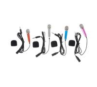 LIFKOME 4Pcs Portable Mini Microphones for Recording Construction Omnidirectional Sound Capture Compatible with Song Software and Electronic Devices Singing Supplies