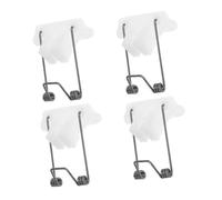 LIFKOME 4pcs Professional Trimmer Replacement Parts with Swing Head and High-wear Guide Block Secure Fixed Holder for DIY Electric Clippers Salon and Home Use