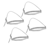 LIFKOME 4pcs PU High Heel Straps Adjustable Drop Ankle Bands for Women Durable Comfortable Shoe Accessories Foot Fatigue for Events and Daily Wear